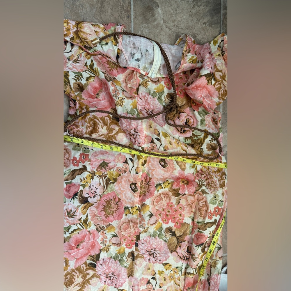 Zimmermann Golden Plunge Maxi Dress Size 10 EUC - Picture 14 of 16